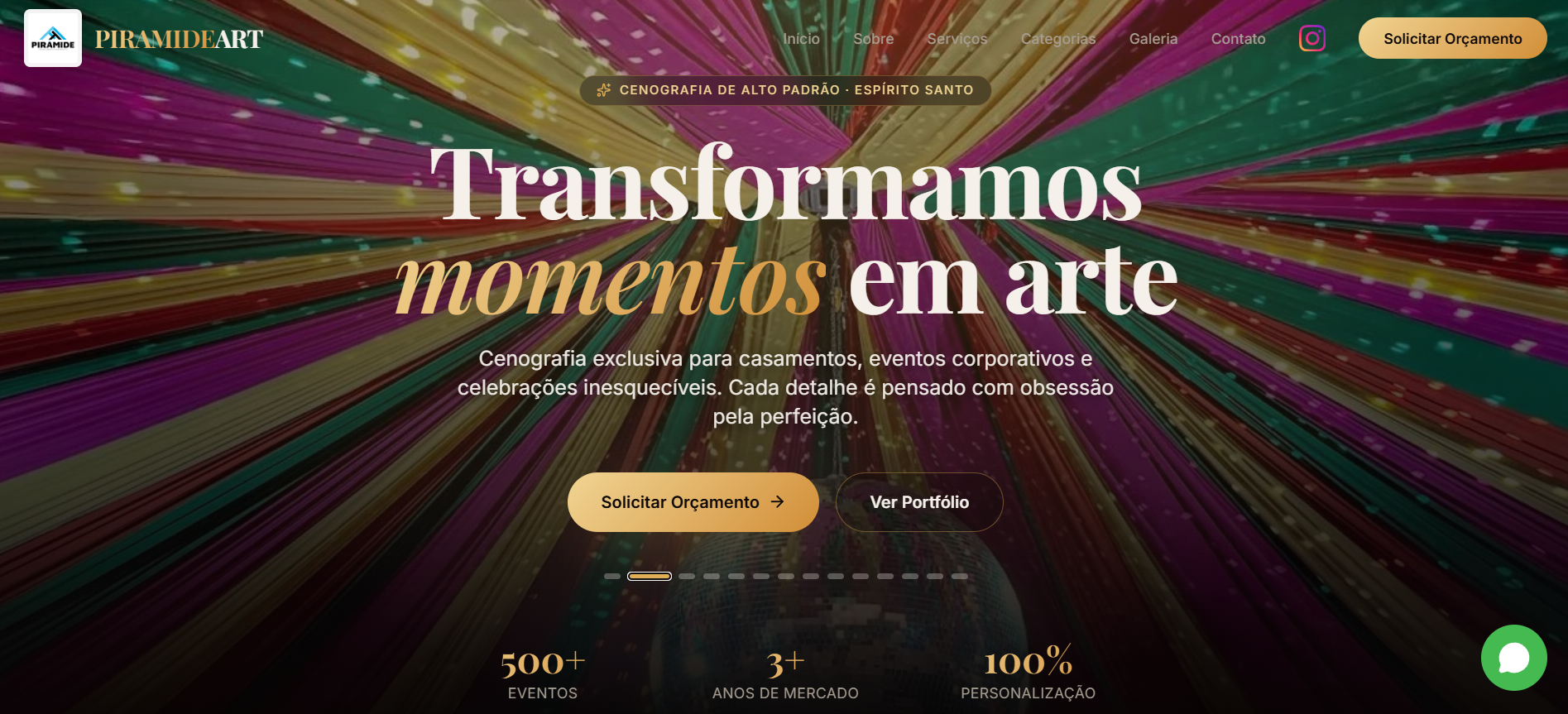 Preview do projeto PiramideART